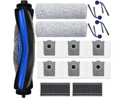 Accessoires Geschikt voor Ecovacs Deebot T80 omni, JKOISL 1*hoofdborstel 6*stofzakken 4*zijborstels 2*filters 2*mopdoekjes, reserveonderdelen robotstofzuiger accessoireset