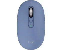 Trust Seron - Draadloze Muis - Hyperscrollwiel - Multi-device - Oplaadbaar - Blauw