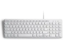 Compact USB-toetsenbord met Stil Typen en Cijferblok - AZERTY Indeling