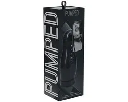 Virtuo - Suction and Vibration Masturbator Pump with Phone Attachment - Gun Metal