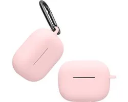 kwmobile Étui compatible avec Huawei Freebuds SE 4 ANC - Housse en silicone pour écouteurs en vieux rose