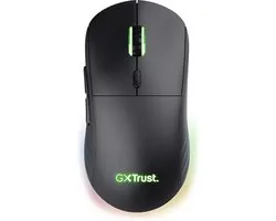 Trust GXT 927 Redex+ - Gaming Muis - Draadloos - 25.600 DPI - RGB Verlichting - Zwart
