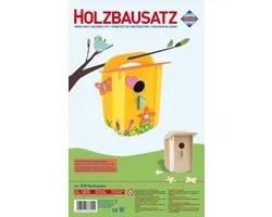 Pebaro houten bouwset nestkast - creatief bouwpakket voor kinderen.
