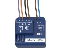Micro-récepteur iZymo io, pour volets filaires, transformation en commande radio, compatible avec les télécommandes io, Central - ShopVlot