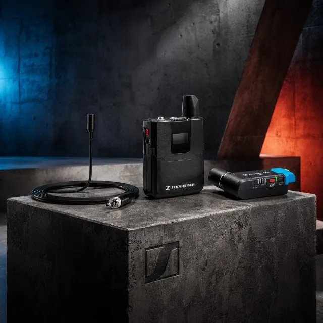 Sennheiser AVX-MKE2 SET-4-US Digital Wireless Lavalier Mic System 505862