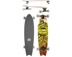 Long Island Whirlpool Longboard blauwe wielen