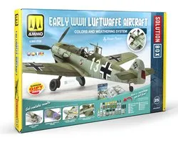 AMMO MIG 7730 Solution Box 25 - Avions Luftwaffe du début de la Seconde Guerre mondiale - Ensemble d'effets de couleurs et de système d'altération