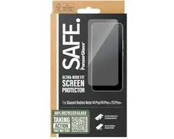 SAFE by PanzerGlass Ultra-Wide Fit Screenprotector incl. applicator voor de Xiaomi Redmi Note 14 Pro (4G/5G) / 14 Pro Plus / 13 Pro Plus