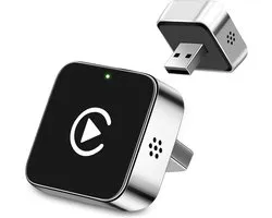 Daity 1 pièce - Adaptateur CarPlay sans fil, de filaire à sans fil, prend en charge CarPlay et Android Auto, adapté aux petits appareils comme l'iPhone Mini, interface USB/Type-C, plug-and-play, compatible avec iOS et Android 10 et supérieur.