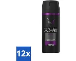12 x Axe Deodorant Bodyspray Excite 150 ml - Axe Excite - Deodorant Spray - Lichaamsgeur Bescherming - Onweerstaanbare Geur - Langdurige Geur