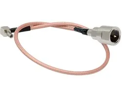 Vecys FME male to TS9 male, rectangular 90 degree RF coaxial cable RG316 30cm for 2G 3G 4G LTE antenna outer UMTS - ShopVlot