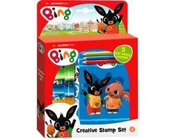 Bing creatieve knutselset met stempels, potloden en stickers creatief peuter speelgoed stempelen - vanaf 3 jaar - Bambolino Toys