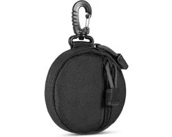 Petite Molle Pouch Accessoires, Upgraded EDC-zakjes Équipement militaire, Sac tactique Case comme Porte-monnaie Porte-clés, Case Wallet, Wireless Headset Pack. (noir)