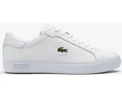 Lacoste POWERCOURT 125 2 SMA WHT/WHT Heren Sneakers - wit / wit
