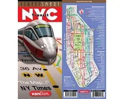 Vandam Streetsmart Map New York City Metro Transit