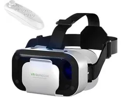 VR Bril - VR-Brillen - VR Bril Smartphone - Virtual Reality Bril - 3D Bril - Inclusief Bluetooth Afstandsbediening - Brede Compatibiliteit - Android & IOS Smartphones - Anti-Blauw Licht - Met Oogbescherming - Virtual Reality 3D Headset