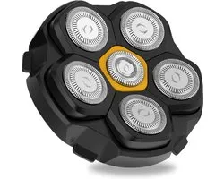 Brothers in Style® Scheerkop 6 koppen – Magnetische Scheerhoofd – Vervangbaar – 6 Bladen – Geschikt Skull Master 6 koppen