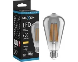 Mexen Vintis LED filamentlamp E27, ST64, 10W, Warm - 2700K, 780 lm, smoke - L152-E27-1027-70