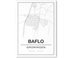 Poster/plattegrond BAFLO - A4