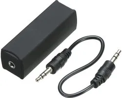 Allecto Plus - Ontstoringsfilter voor autoradio met jack ground loop isolator 35 mm audiokabel