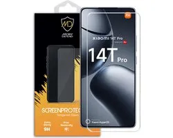 MobyDefend Screenprotector - Geschikt voor Xiaomi 14T Pro - Case-Friendly Screensaver - Gehard Glas