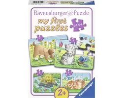 Ravensburger Schattige huisdieren- My First puzzels -2+4+6+8 stukjes - kinderpuzzel