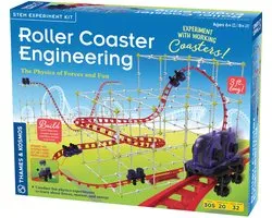 Thames & Kosmos Roller Coaster Engineering – Achtbaan Bouwset – 20 Modellen – 305 Onderdelen – Vanaf 8 Jaar