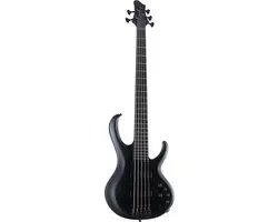 Ibanez Iron Label BTB625EX-BKF Black Flat - Elektrische basgitaar