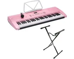 Keyboard starterset - Met gratis lessen en statief - Fazley FKB-050