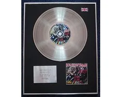 Platinum LP Disc - Muziek Memorabilia Ingelijste CD - Muurdecoratie - Limited Edition - 50.8 x 40.64 cm - Zilver