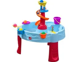 Step2 Spiral Slide Watertafel – Met 13-delige accessoireset - Waterspeelgoed voor kind - Activiteitentafel met water voor de tuin / buiten