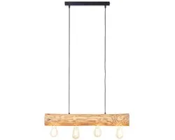 Brilliant Trabo - Hanglamp - Breedte 70 cm - E27 max 4x25W - Hout