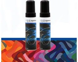 Lakstift Motorlak SUZUKI Kleurcode YSF - TRITON BLUE-MET. - 12ml + Lakstift BLANKE LAK - 12ml