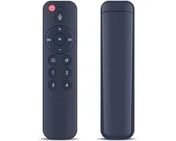 Vervangende spraakafstandsbediening compatibel met WiiM Pro AirPlay 2 Receiver en Pro Audio Streamer 4 muziek selectietoetsen