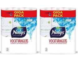 Nalys - Keukenpapier Vochtvangers - 24 Rollen - 12x2 Pack - Combi - Grootverpakking