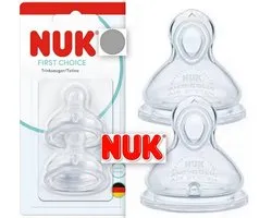 NUK | First Choice Siliconen | Speen : S, 0m+| Anti-Colic | 2 Stuks |