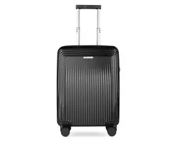 Bugatti Linea 4 wielen Cabinewagen S 55 cm - Harde bagage - TSA slot - schwarz