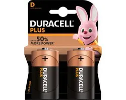 Duracell Plus power Duralock D2 duo pack MN1300