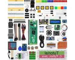 Kit de démarrage Raspberry Pi - Kit électronique Kit de programmation - Apprendre des projets - 224 composants 119 projets