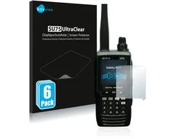 Savvies - Screenprotector voor Aor AR-DV10 - Folie Beschermfolie transparant 6 Stuks