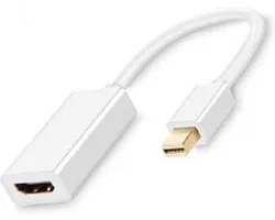 Adaptateur Mini DisplayPort vers HDMI Wit - Thunderbolt convertisseur HDMI - Mini DP à l' adaptateur HDMI - Mini DP convertisseur HDMI - Compatible avec Apple MacBook et iMac / surface / et Ordinateurs portables de Dell, Lenovo et Samsung