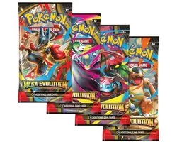 Pokemon Mega Evolution Base Booster Pack - 4 pakje 40 kaarten