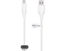 Câble USB C OneOne de 2,0 m. Câble de charge puissant de 60 W. Câble de chargement robuste compatible avec Sony (étui de chargement) WF-1000XM5, WF-C510, WF-C700N, WF-C500, LinkBuds, LinkBuds S, LinkBuds Fit, LinkBuds Open, haut-parleur en verre