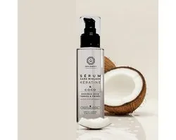 Kera Queens | Sérum capillaire professionnel à la kératine et à l'huile de coco - cheveux secs, ternes et frisottants - 100ml - Vegan