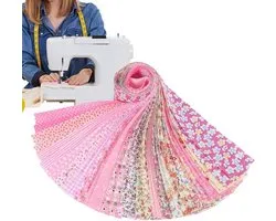 Bandes de tissu Jelly Roll, tissus de quilting en coton prédécoupés, accessoires de couture pour quilts, sacs, robes de poupée, taies d'oreiller, nappes