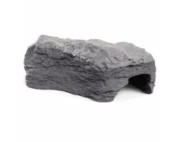 Grotte de Refuge pour Reptiles 10 x 6 x 3,5 cm – Grotte de Terrarium Petit – Cachette pour Serpents, Barbus, Geckos – Aspect Roche Naturelle – Maison pour Reptiles – Terrarium Décoration & Accessoire d'Aménagement