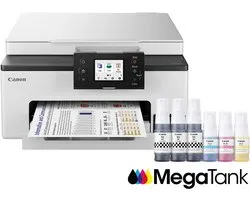 Canon MAXIFY MegaTank GX1050 - All-in-One Printer - Inktank printer - 2 gratis extra flessen zwarte inkt