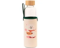 Bt21 gourde RJ 500 ml 7 x 23,5 Cm Glas transparent/beige