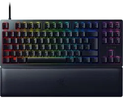 Clavier de jeu analogique FR Azerty de Razer Huntsman V2 Gaming - Switch rouge - Zwart