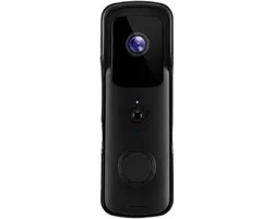 1080P HD Video Door Bell Smart Wireless WiFi Ring Doorbell Security Intercom Video Camera By Bell PIR Motion Detection (Color : D, Size : E/U)